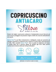 PILLOVE COPRIGUANCIALE ANTIACARO 50 X 80 CM - AMICOR 2