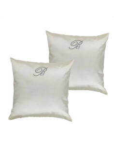 BLUMARINE SET 2 CUSCINI ARREDO 42 X 42 CM - NOTE BLU