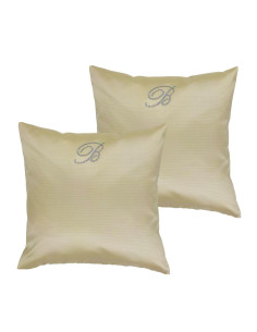 BLUMARINE SET 2 CUSCINI ARREDO 42 X 42 CM - NOTE BLU 2