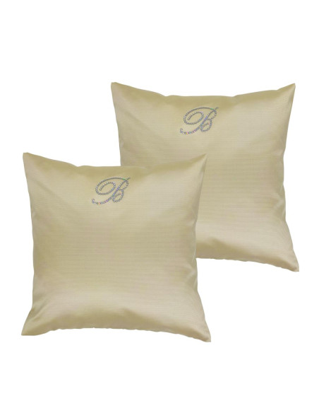 BLUMARINE SET 2 CUSCINI ARREDO 42 X 42 CM - NOTE BLU