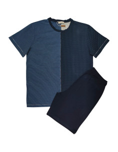 MANAM PIGIAMA UOMO GIROGOLA MEZZA MANICA E PANTALONCINO...