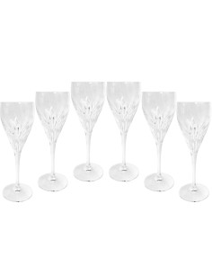 RCR DA VINCI SET 6 CALICI VINO PISA  17 CL IN CRISTALLO -...
