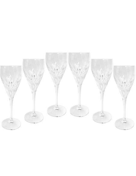 RCR DA VINCI SET 6 CALICI VINO PISA  17 CL IN CRISTALLO - PISA