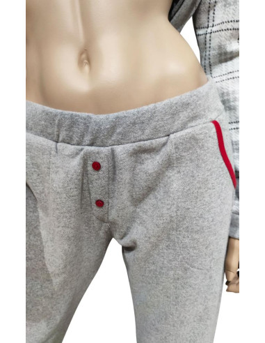 MARYHOME PIGIAMA DONNA GIROGOLA MANICA LUNGA E...