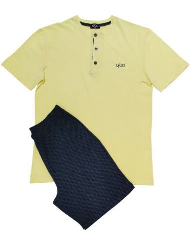 QBO PIGIAMA UOMO SERAFINO MEZZA MANICA E...