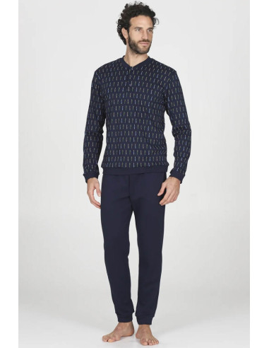 JULIPET PIGIAMA UOMO SERAFINO MANICA LUNGA E...