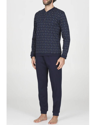 JULIPET PIGIAMA UOMO SERAFINO MANICA LUNGA E...