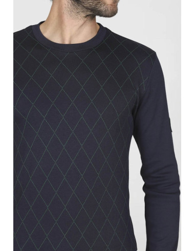 JULIPET PIGIAMA UOMO GIROCOLLO MANICA LUNGA E...