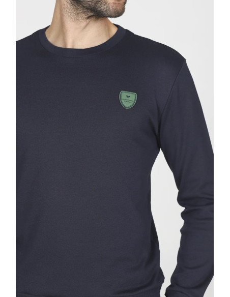 JULIPET PIGIAMA UOMO GIROCOLLO MANICA LUNGA E PANTALONE LUNGO COTONE MODAL - NARNI