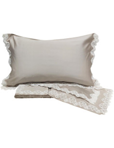 DAVID COMPLETO LENZUOLA MATRIMONIALE IN RASO - AGATA