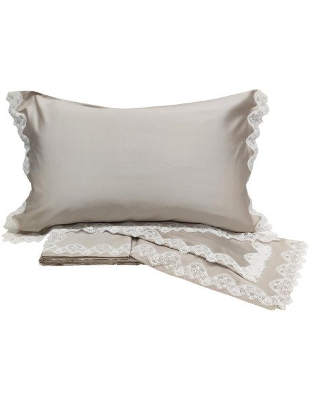 DAVID COMPLETO LENZUOLA MATRIMONIALE IN RASO - AGATA