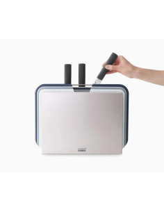 JOSEPH JOSEPH SET 3 TAGLIERI E 3 COLTELLI CON CUSTODIA -...