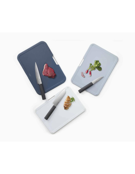 JOSEPH JOSEPH SET 3 TAGLIERI E 3 COLTELLI CON CUSTODIA - NEST