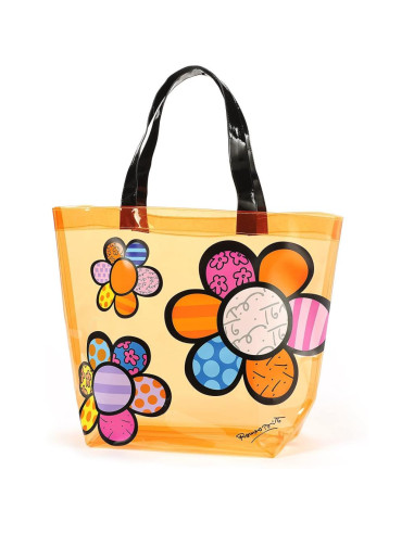 ROMERO BRITTO BORSA DA SPIAGGIA 50 X 38 CM