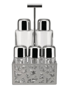 ALESSI SERVIZIO MENAGE OLIO, ACETO, SALE & PEPE E SPEZIE...