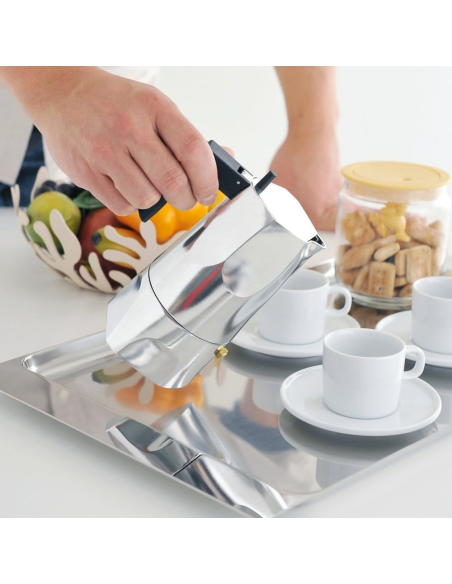 ALESSI CAFFETTIERA ESPRESSO - OSSIDIANA