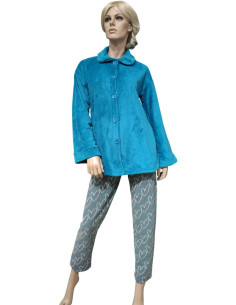 MYPI GIACCA DA CAMERA DONNA INVERNALE IN CORAL CON BOTTONI