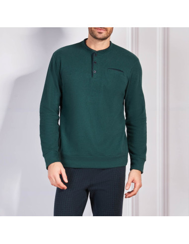 QBO PIGIAMA UOMO SERAFINO MANICA LUNGA E...