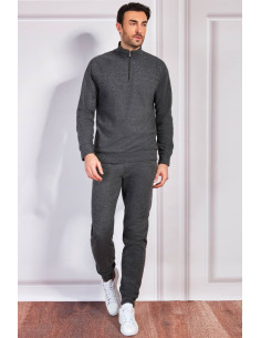 QBO PIGIAMA UOMO LUPETTO MANICA LUNGA E PANTALONE LUNGO...