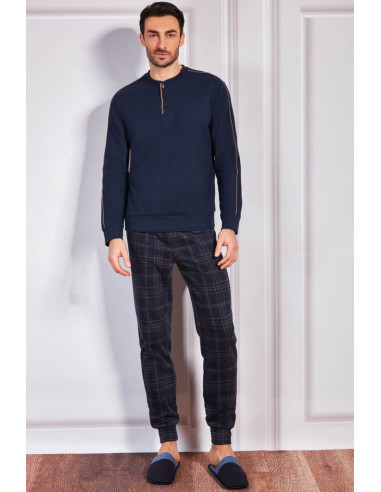 QBO PIGIAMA UOMO SERAFINO MANICA LUNGA E...