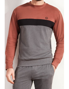 QBO PIGIAMA UOMO GIROCOLLO MANICA LUNGA E PANTALONE LUNGO... 2