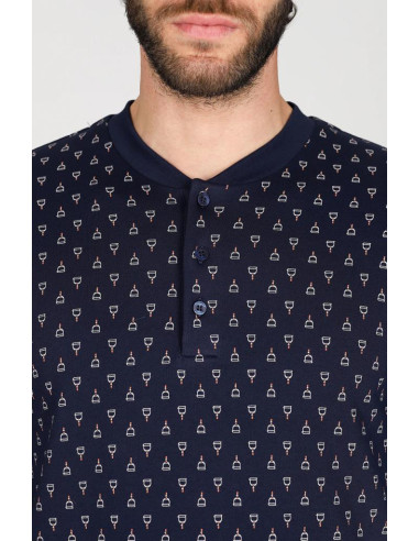 JULIPET PIGIAMA UOMO SERAFINO MANICA LUNGA E...