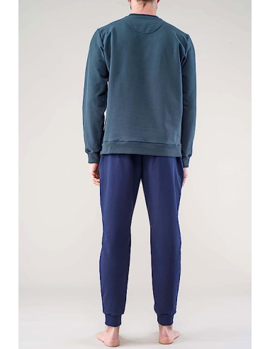 JULIPE PIGIAMA UOMO GIROGOLA MANICA LUNCA E...