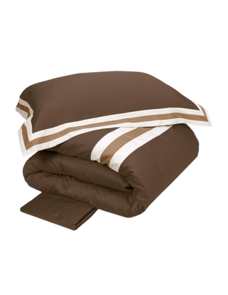 FAZZINI COMPLETO COPRIPIUMINO MATRIMONIALE IN RASO - SENTIERI