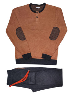 FERRUCCI PIGIAMA UOMO SERAFINO MANICA LUNGA E PANTALONE -... 2