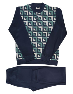 FERRUCCI PIGIAMA UOMO SERAFINO MANICA LUNGA E PANTALONE... 2