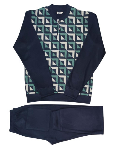 FERRUCCI PIGIAMA UOMO SERAFINO MANICA LUNGA E...