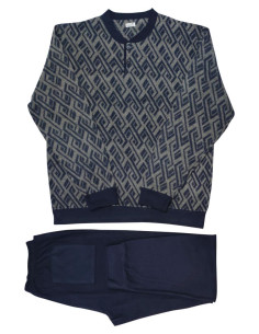 FERRUCCI PIGIAMA UOMO SERAFINO MANICA LUNGA E PANTALONE -... 2