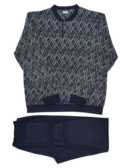 FERRUCCI PIGIAMA UOMO SERAFINO MANICA LUNGA E PANTALONE - UDINE