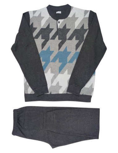 FERRUCCI PIGIAMA UOMO SERAFINO MANICA LUNGA E...