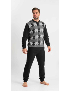 FERRUCCI PIGIAMA UOMO SERAFINO MANICA LUNGA E PANTALONE -... 2