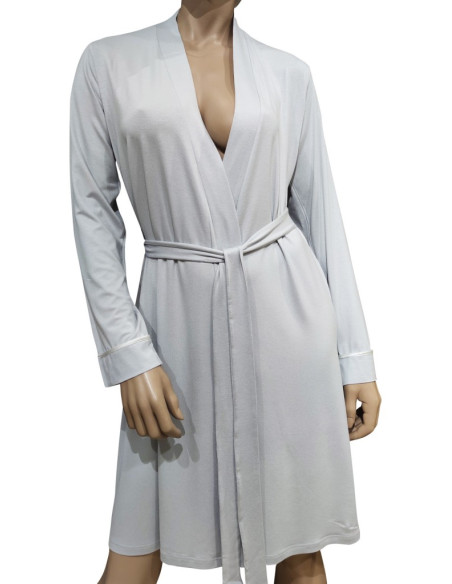 AMADINE VESTAGLIA KIMONO DA DONNA A MANICA LUNGA IN VISCOSA