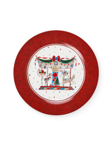NUVOLE DI STOFFA SERVIZIO PIATTI NATALIZIO 18...