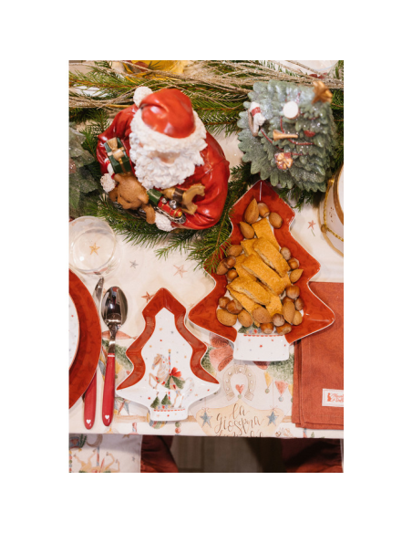 NUVOLE DI STOFFA SET 2 VASSOI ALBERO 19/27 CM - GIOSTRA