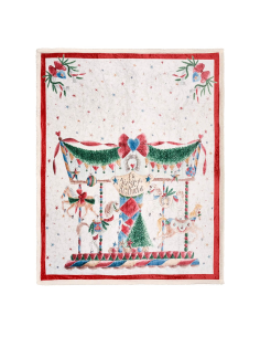 NUVOLE DI STOFFA PLAID NATALIZIO 130X160 CM - GIOSTRA