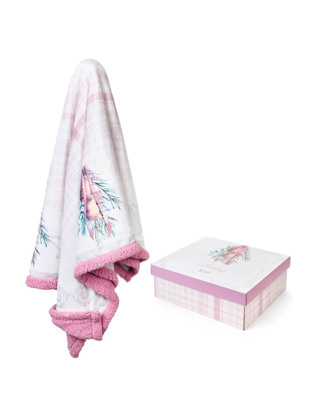NUVOLE DI STOFFA PLAID NATALIZIO 130X160 CM - DARLING