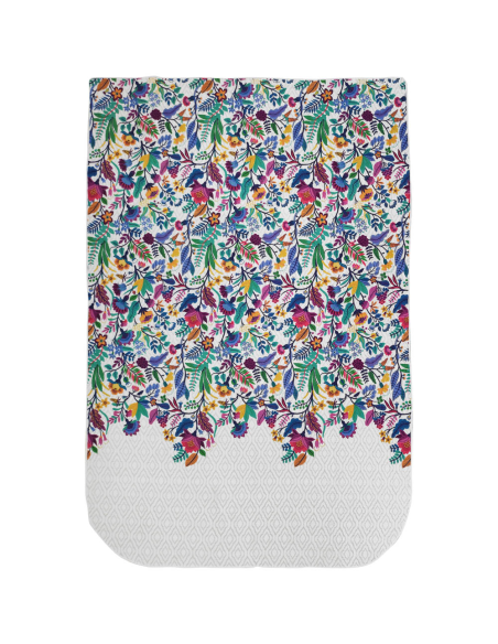 MANTEROL COPRILETTO GOFFRATO 1 PIAZZA 190 X 270 CM + FEDERA DOUBLE FACE - JUNGLE GIPSY