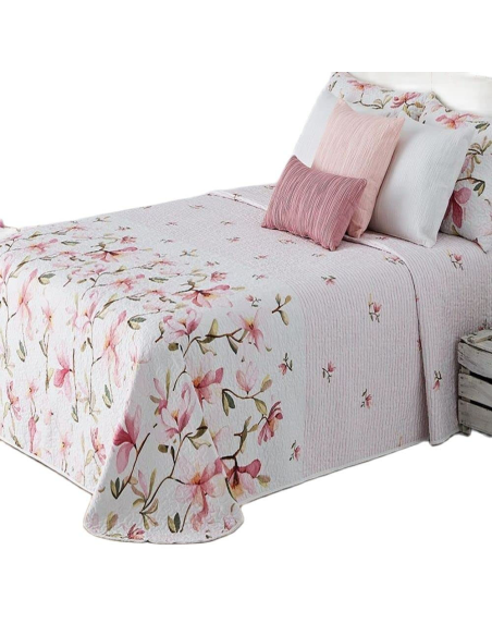 MANTEROL COPRILETTO GOFFRATO 1 PIAZZA 185 X 270 CM + FEDERA DOUBLE FACE - BOTANIC