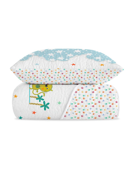 MANTEROL COPRILETTO 1 PIAZZA 185 X 270 CM + FEDERA DOUBLE FACE - JUNIOR