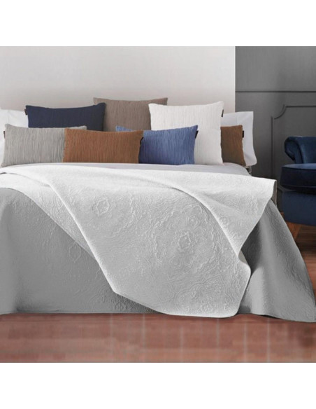 MANTEROL COPRILETTO GOFFRATO MATRIMONIALE 280 X 270 CM E 2 FEDERE