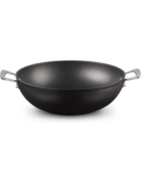 LE CREUSET WOK ANTIADERENTE CON 2 MANICI