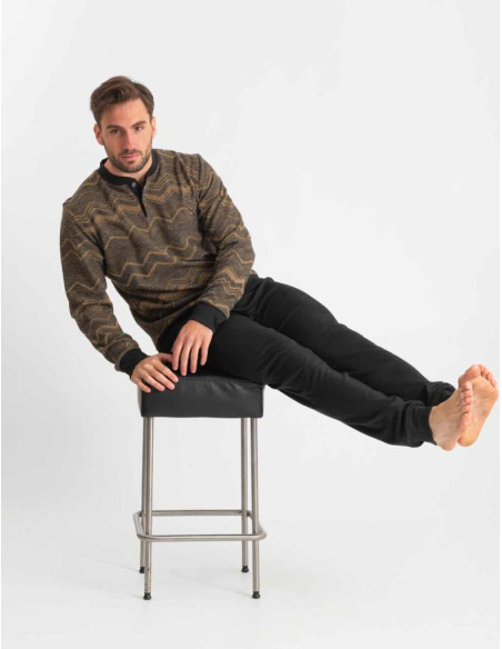 FERRUCCI PIGIAMA UOMO SERAFINO MANICA LUNGA E PANTALONE - URALI