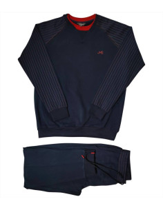 JAMAS PIGIAMA UOMO GIROCOLLO MANICA LUNGA E PANTALONE LUNGO