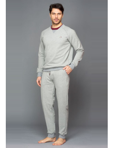 JAMAS PIGIAMA UOMO GIROCOLLO MANICA LUNGA E PANTALONE LUNGO 2