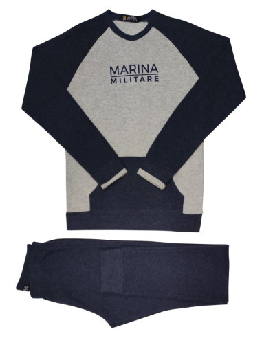 MARINA MILITARE PIGIAMA UOMO GIROCOLLO MANICA...