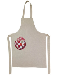 ALESSANDRO BARONCELLI GREMBIULE CON RICAMO NATALIZIO